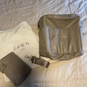 Fawn Design Diaper Bag and Changing Pad